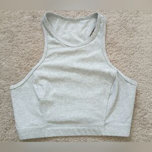 Outdoor Voices Crop Top Sports Bra in Light Gray size Small